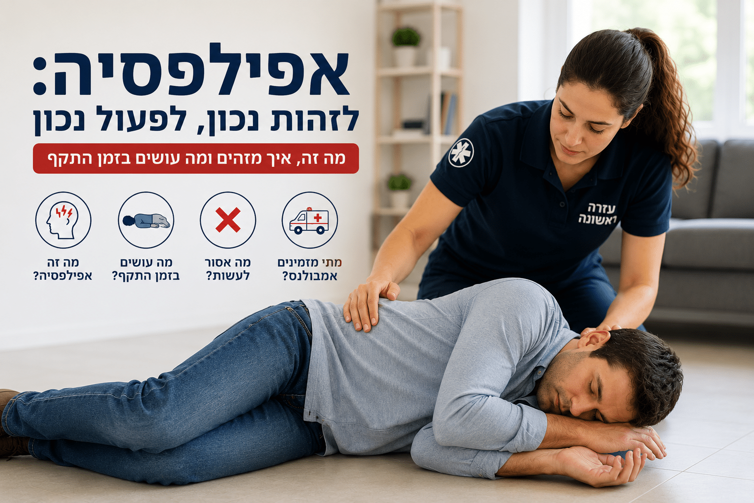 מה זה אפילפסיה ואיך נכון לפעול בזמן התקף